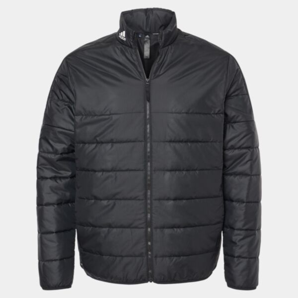Men's 3 Stripe Puffer Full-Zip Jacket Thumbnail