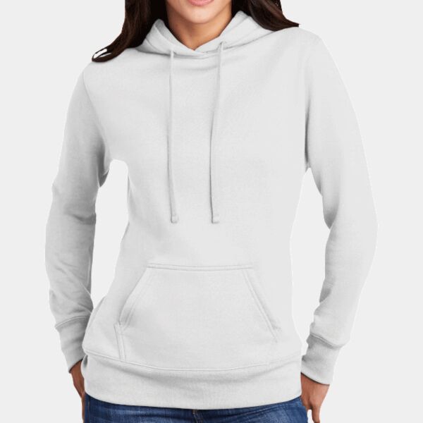 Ladies Core Fleece Pullover Hooded Sweatshirt Thumbnail